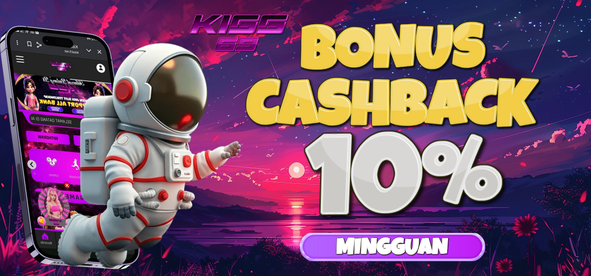 Bonus Cashback Mingguan 10%